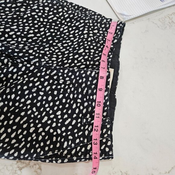 Tory Burch Walker Jeans Pants Size 25 Dotted Pony Print Denim Stretch Ankle - Picture 12 of 14